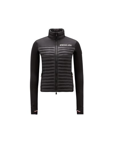 3 MONCLER GRENOBLE Sweat zippé matelassé - Noir