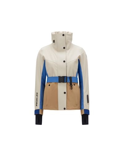 3 MONCLER GRENOBLE Hainet Funnel-neck Stretch-woven Jacket X - Blue