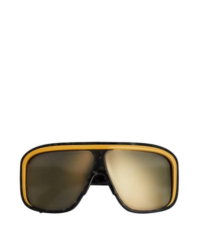 8 MONCLER PALM ANGELS Shield Sunglasses - Green