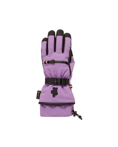 3 MONCLER GRENOBLE Padded Gloves - Purple