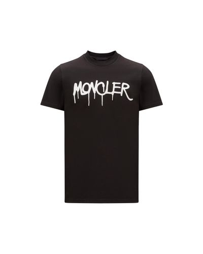 Moncler Logo T-shirt Yellow - Black