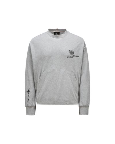 3 MONCLER GRENOBLE Logo Sweatshirt - Grey