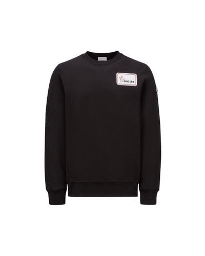 Moncler Logo Sweatshirt Black