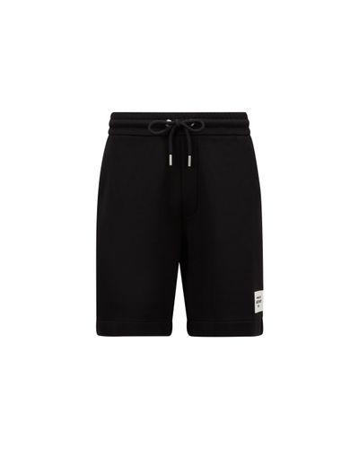 Moncler Shorts mit logo - Schwarz