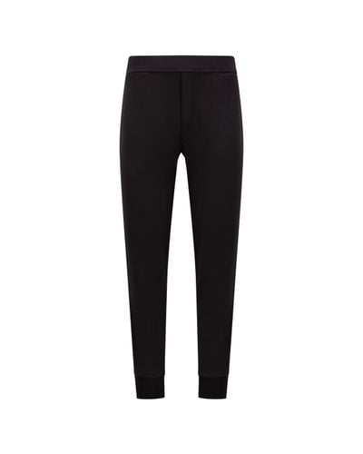 Moncler Fleece Jogging Pants - Black