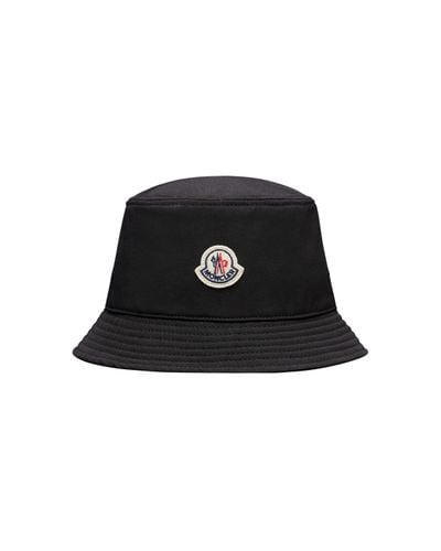 Moncler Cotton Bucket Hat - Natural