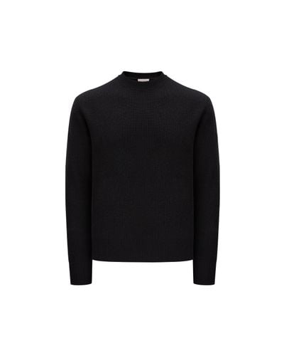 Moncler Wool & Cashmere Sweater - Black