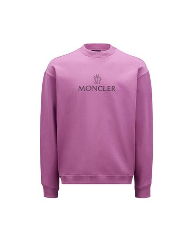 Moncler Logo Sweatshirt - Purple