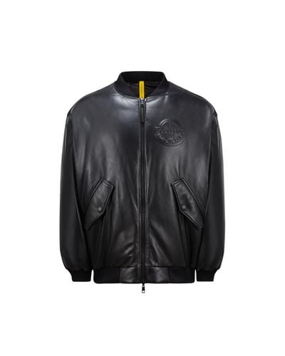 MONCLER X ROC NATION Cassiopeia Reversible Down Bomber Jacket - Black