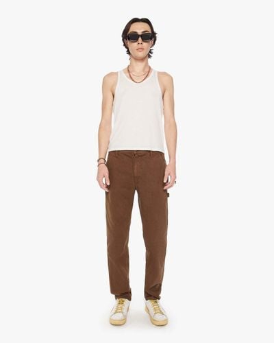 Mother The Duke Utility Hot Cocoa Trousers - White
