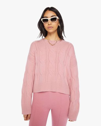 SABLYN Tristan Cable Knit Sweater Lola - Pink