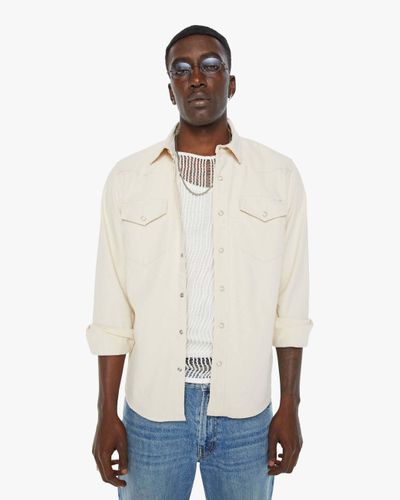 Mother The City Slicker What The Duck Natural Shirt - White
