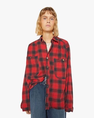 Dr. Collectors Picasso Shirt Plaid - Red