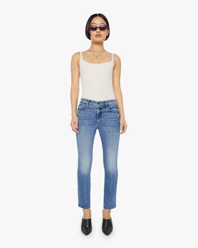 Mother Petites The Lil' Mid Rise Dazzler Ankle We The Animals Jeans - Blue