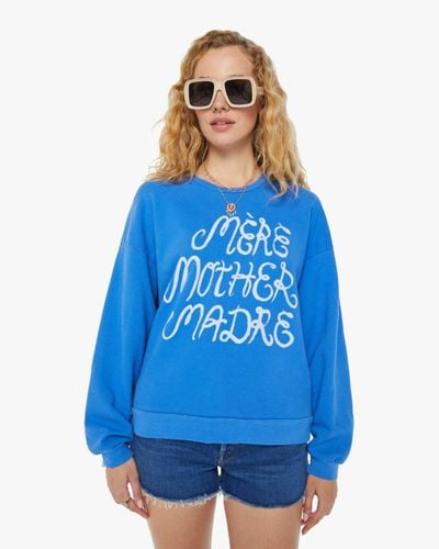Mother The Drop Square Mere Madre Shirt - Blue