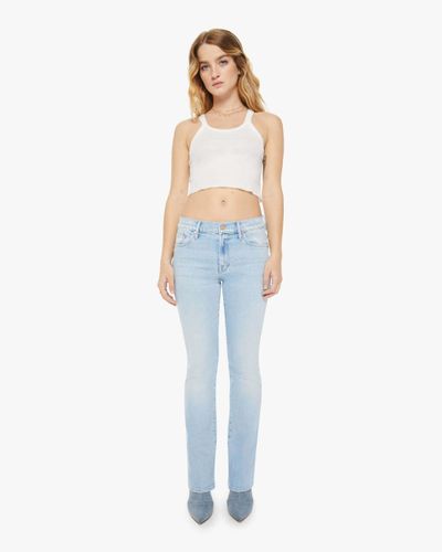 Mother Petites The Lil' Insider Sneak Lost Art Jeans - Blue