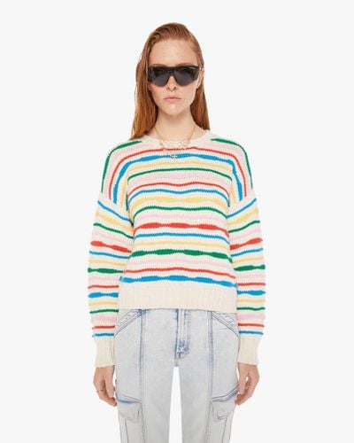 Mother The Sweater Make Waves Sweater - White