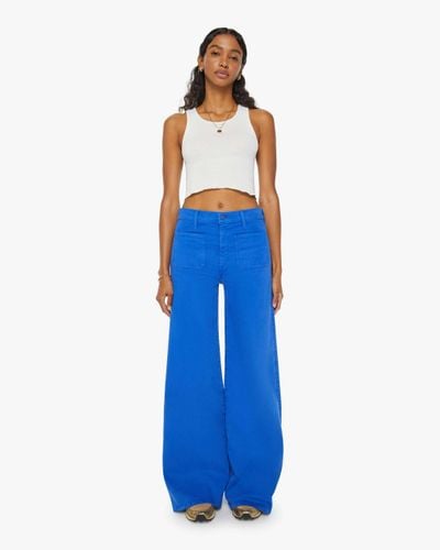 Mother The Patch Pocket Undercover Sneak Snorkel Trousers - Blue