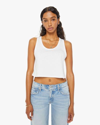 Mother The Swinger Tank Top Bright - White