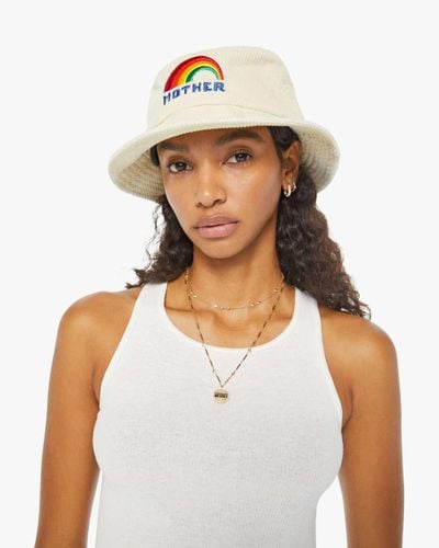 Mother The Bucket List Hat Rainbow - White
