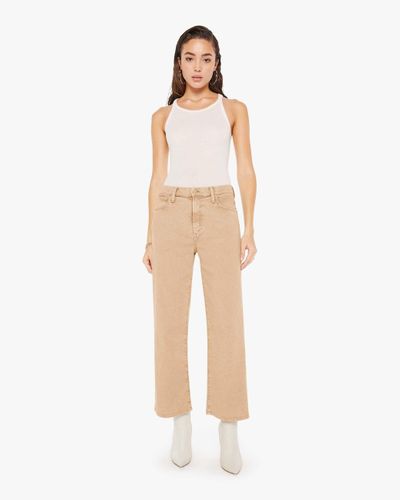 Mother The Dodger Ankle Tan Trousers - Natural