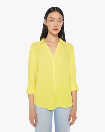 Xirena Scout Shirt Pale - Yellow