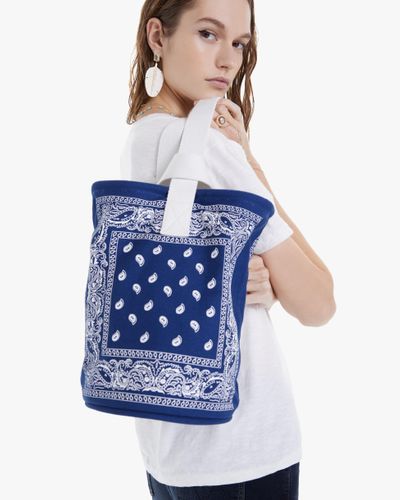 ARIZONA LOVE Bandana Bucket Bag - Blue