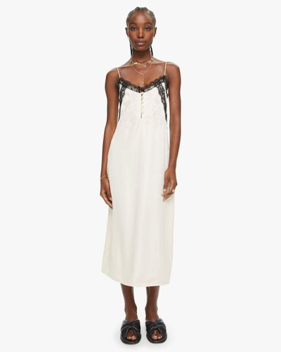 Maria Cher Asteria Slip Dress - White