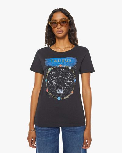 Unfortunate Portrait Taurus Zodiac T-shirt - Blue