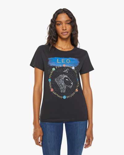 Unfortunate Portrait Leo Zodiac T-shirt - Blue