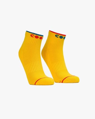 Mother Baby Steps Ankle Cool X2 Socks - Yellow