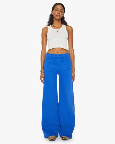 Mother The Patch Pocket Undercover Sneak Snorkel Trousers - Blue