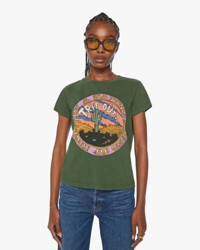 Mother The Sinful Natural Kind Of High T-Shirt - Green