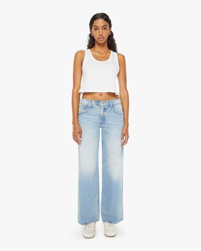 Mother The Down Low Spinner Hover I Confess Jeans - Blue