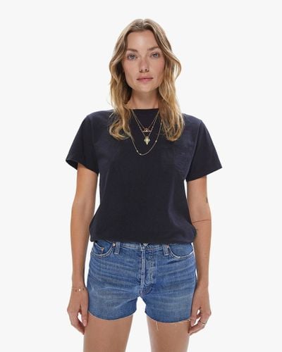 Velva Sheen Rolled Short Sleeve T-shirt - Black