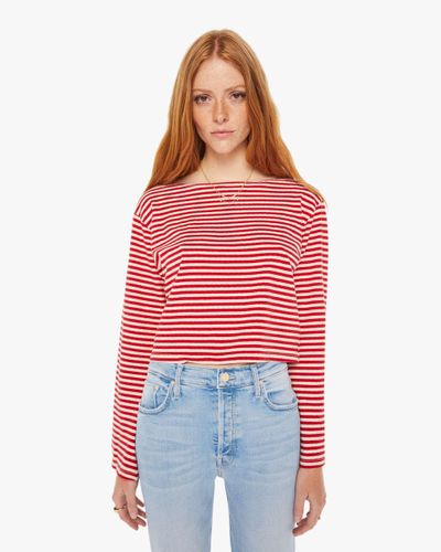 Mother The Skipper Bell And Natural T-shirt - Red