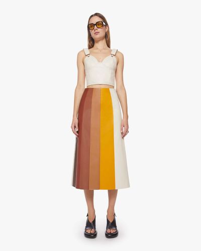 Mother The Bits And Pieces Skirt - White