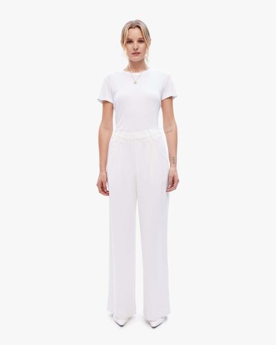 SPRWMN Pleated Trouser Trousers - White