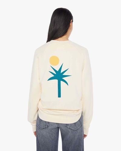La Paz Cunha Sweatshirt Palm Ecru - White