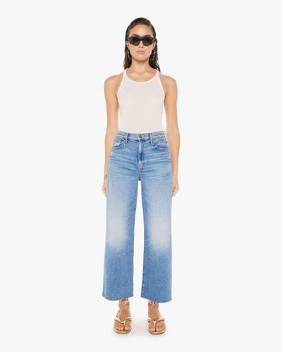 Mother The Maven Ankle Fray For Sure Jeans - Blue