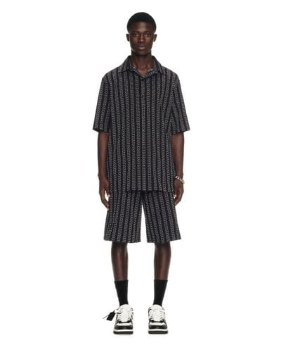 Off-White c/o Virgil Abloh Camisa Arrows a rayas - Negro