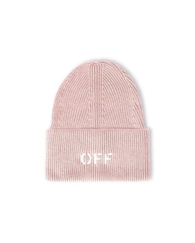 Off-White c/o Virgil Abloh Berretto loose con logo Off - Rosa