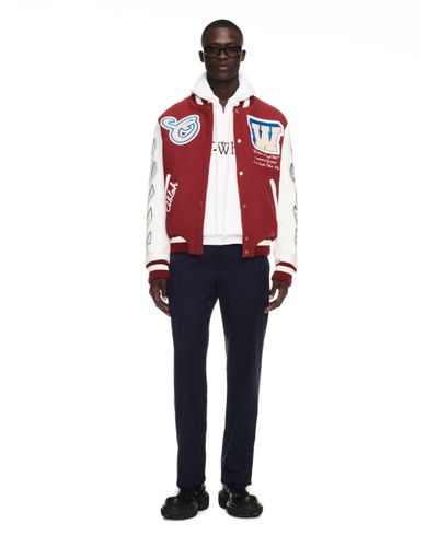 Off-White c/o Virgil Abloh On The Go Casual Jackets, Parka - Red