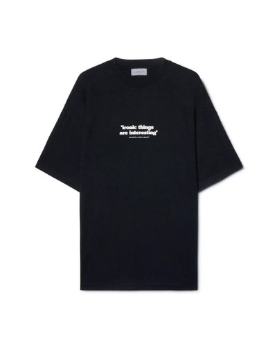 Off-White c/o Virgil Abloh T-shirt en coton à slogan imprimé - Noir