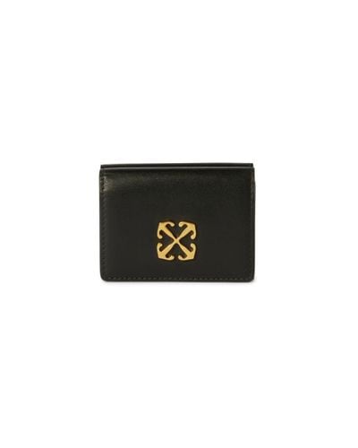 Off-White c/o Virgil Abloh Jitney Mini Compact Wallet Black No Colo