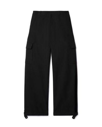 Off-White c/o Virgil Abloh Pantalon ample à poches cargo - Noir