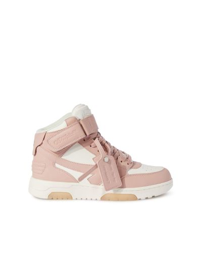 Off-White c/o Virgil Abloh Sneakers alte Out of Office in pelle - Rosa