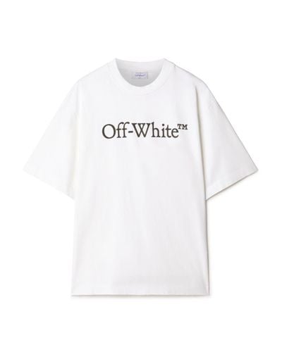 Off-White c/o Virgil Abloh T-shirt à logo Bookish imprimé - Blanc
