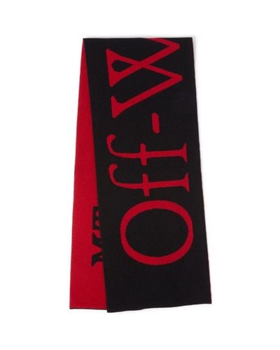 Off-White c/o Virgil Abloh 2024 Lunar New Year Bookish Scarf - Red