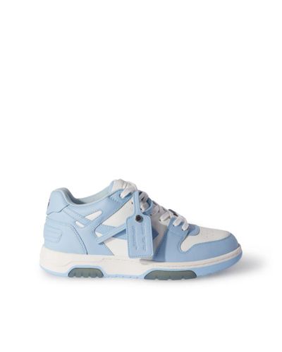 Off-White c/o Virgil Abloh Sneakers Out Of Office in pelle - Blu